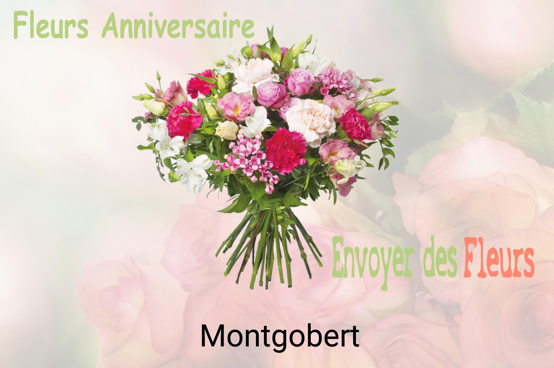 Bouquet de fleurs d’anniversaire livré à Montgobert